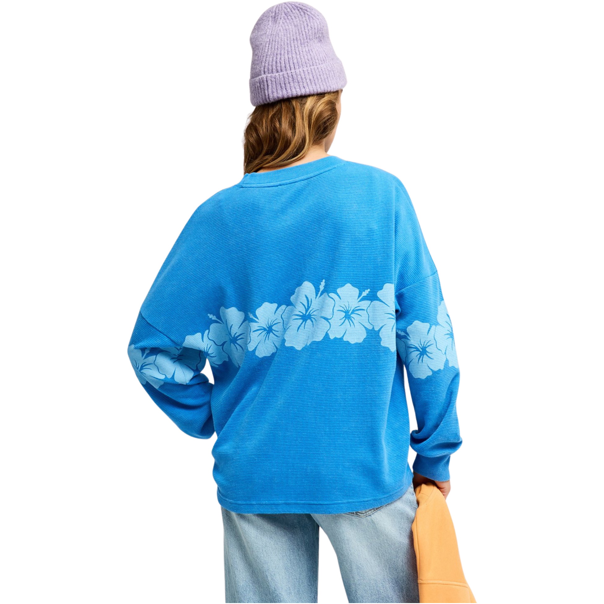 2026 Roxy Womens Eastside Midweight Sweater ERJKT04276 - Super Sonic